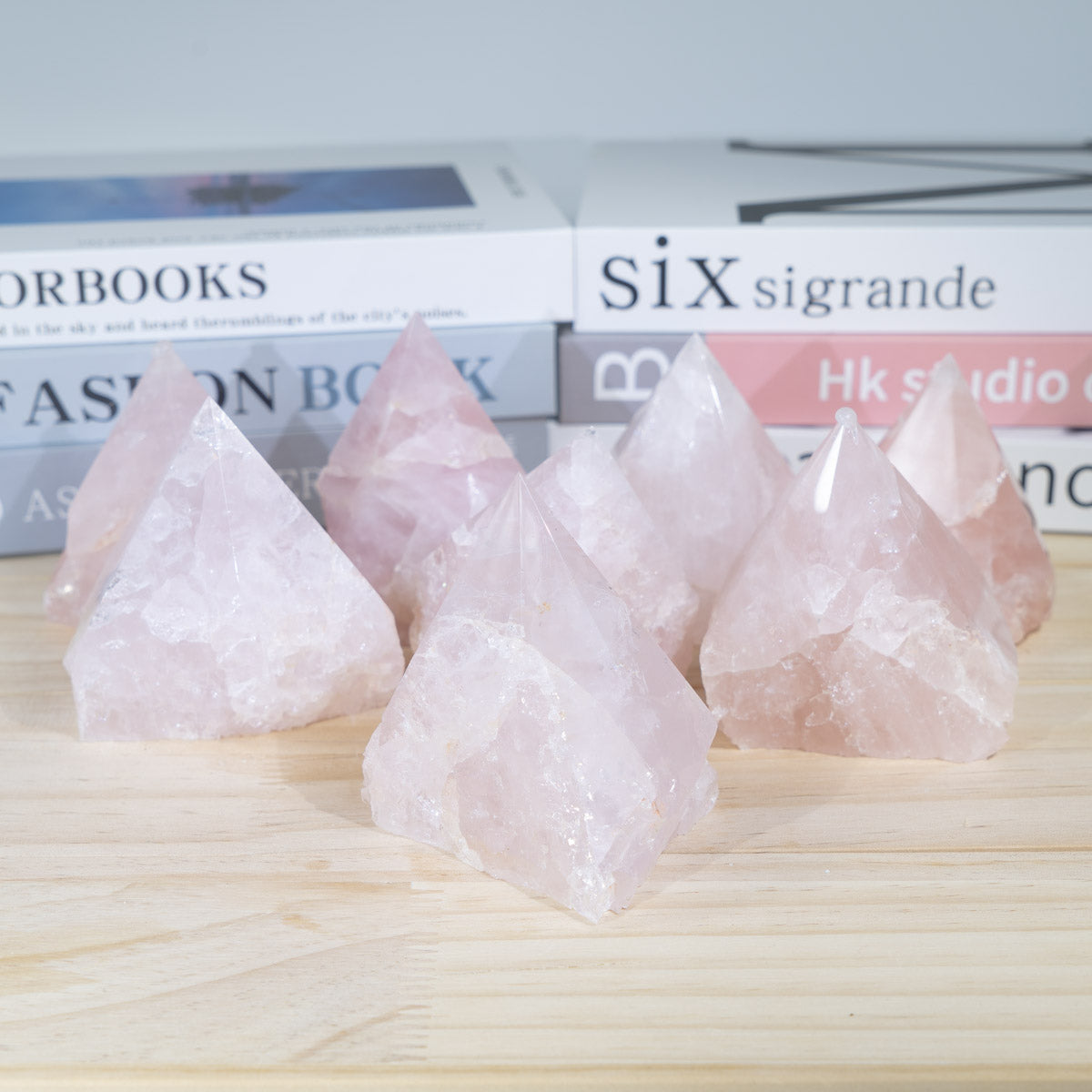 Rose Quartz Rough Stone Point In Bulk