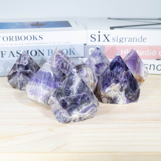 Dream Amethyst Rough Stone Point In Bulk