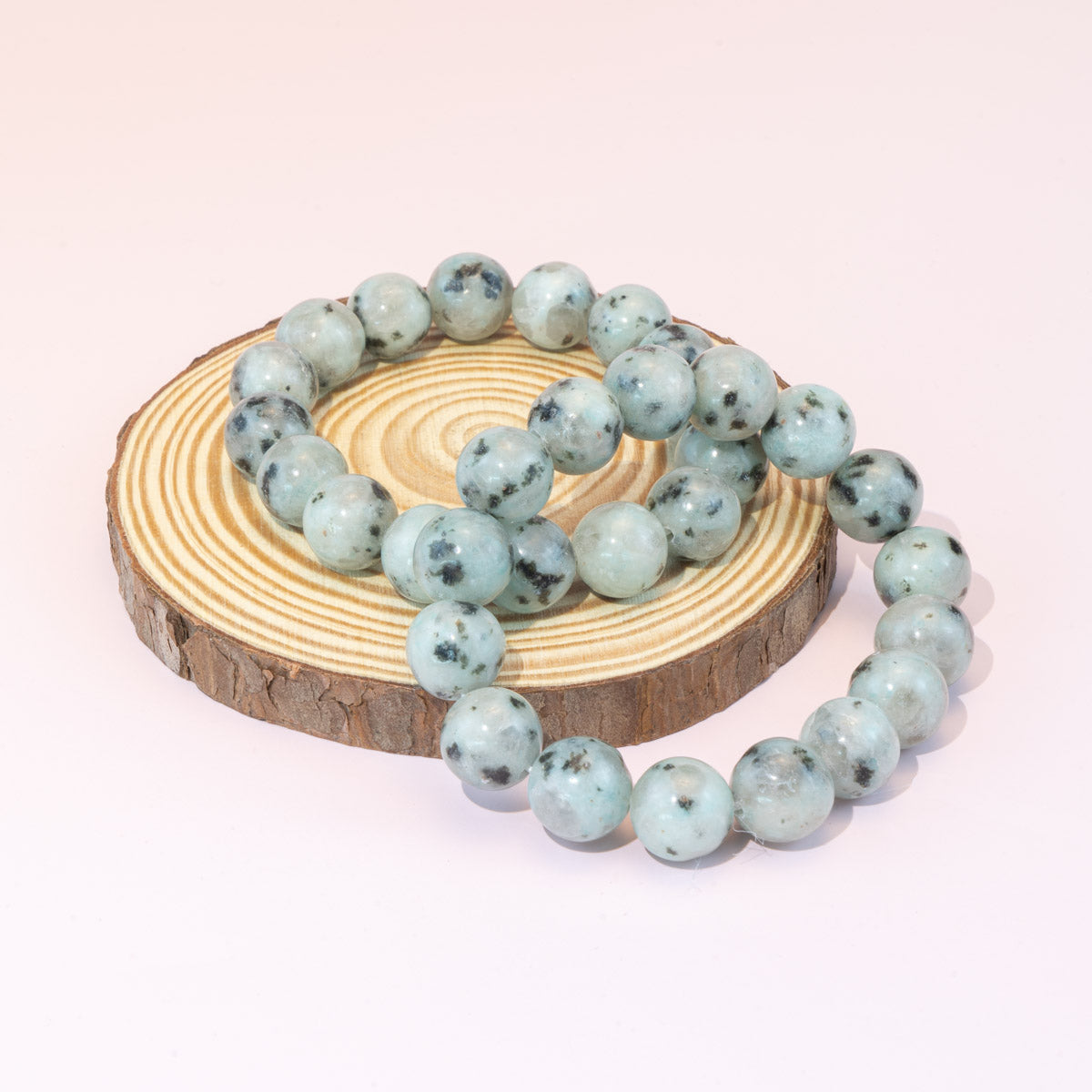 12mm Natural Kiwi Jasper Bracelet Wholesale