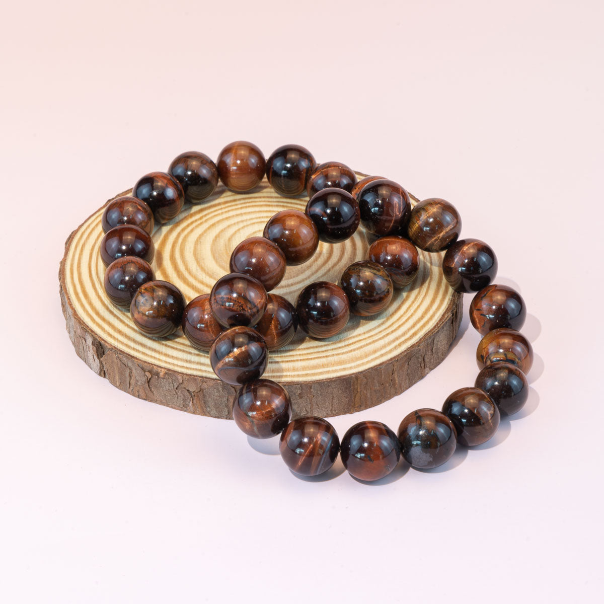 8mm/12mm Natural Red Tiger Eye Stone Bracelet Wholesale