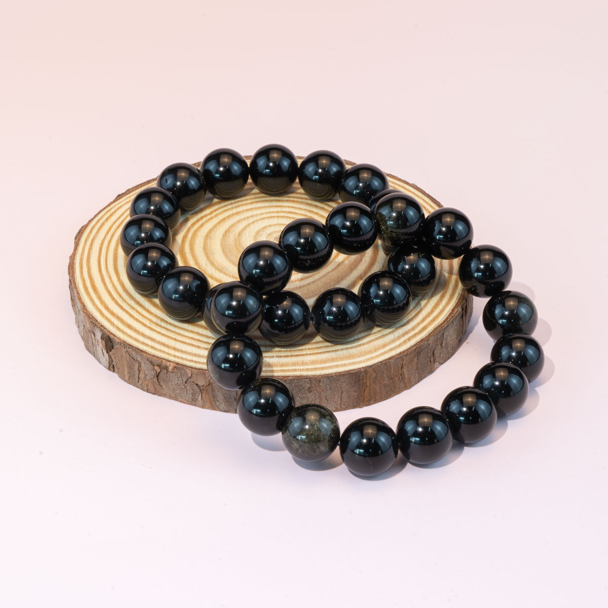 8mm/12mm Natural Golden Obsidian Bracelet Wholesale