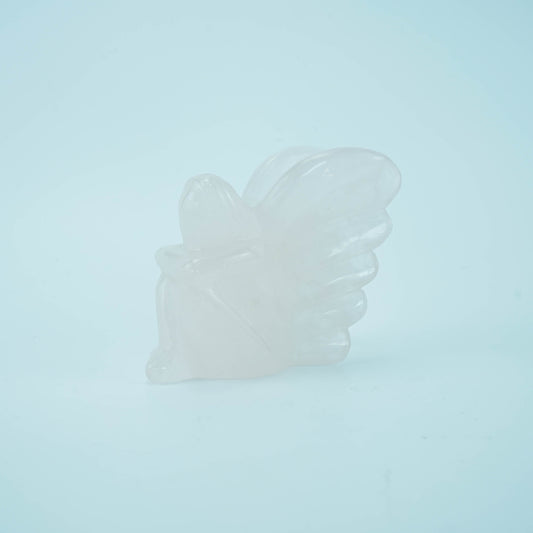 3.5 inch Rose Quartz Flower Fairy