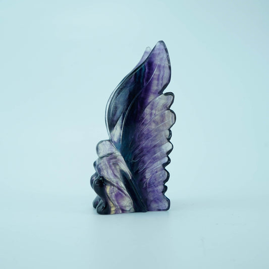 5.5 inch Purple Fluorite Flower Fairy