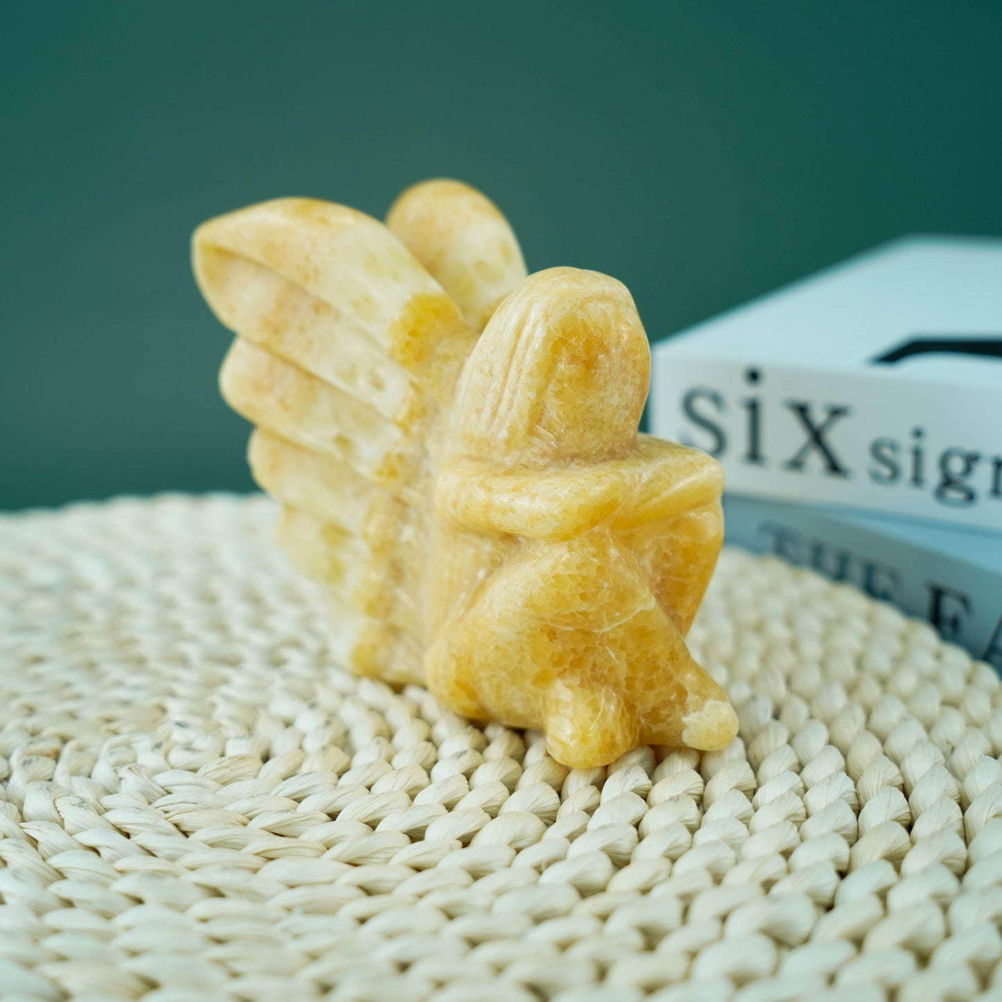 3.5 inch Yellow Calcite Flower Fairy