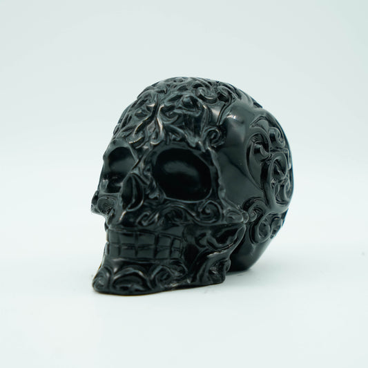 Black obsidian head carving Handmade¡¾Hjl0010A1¡¿