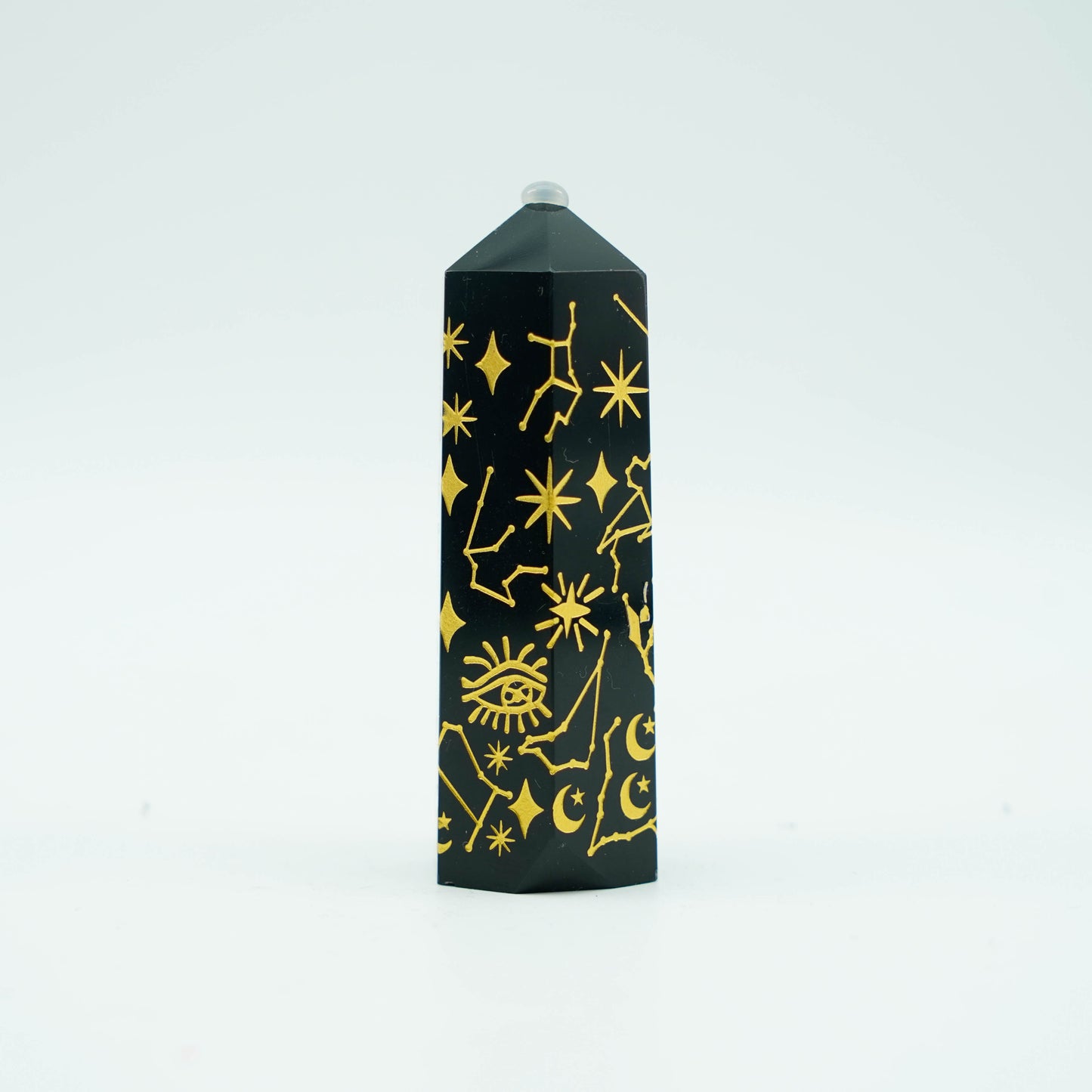 Black obsidian obelisk of Astrology¡¾Hjl0010A5¡¿