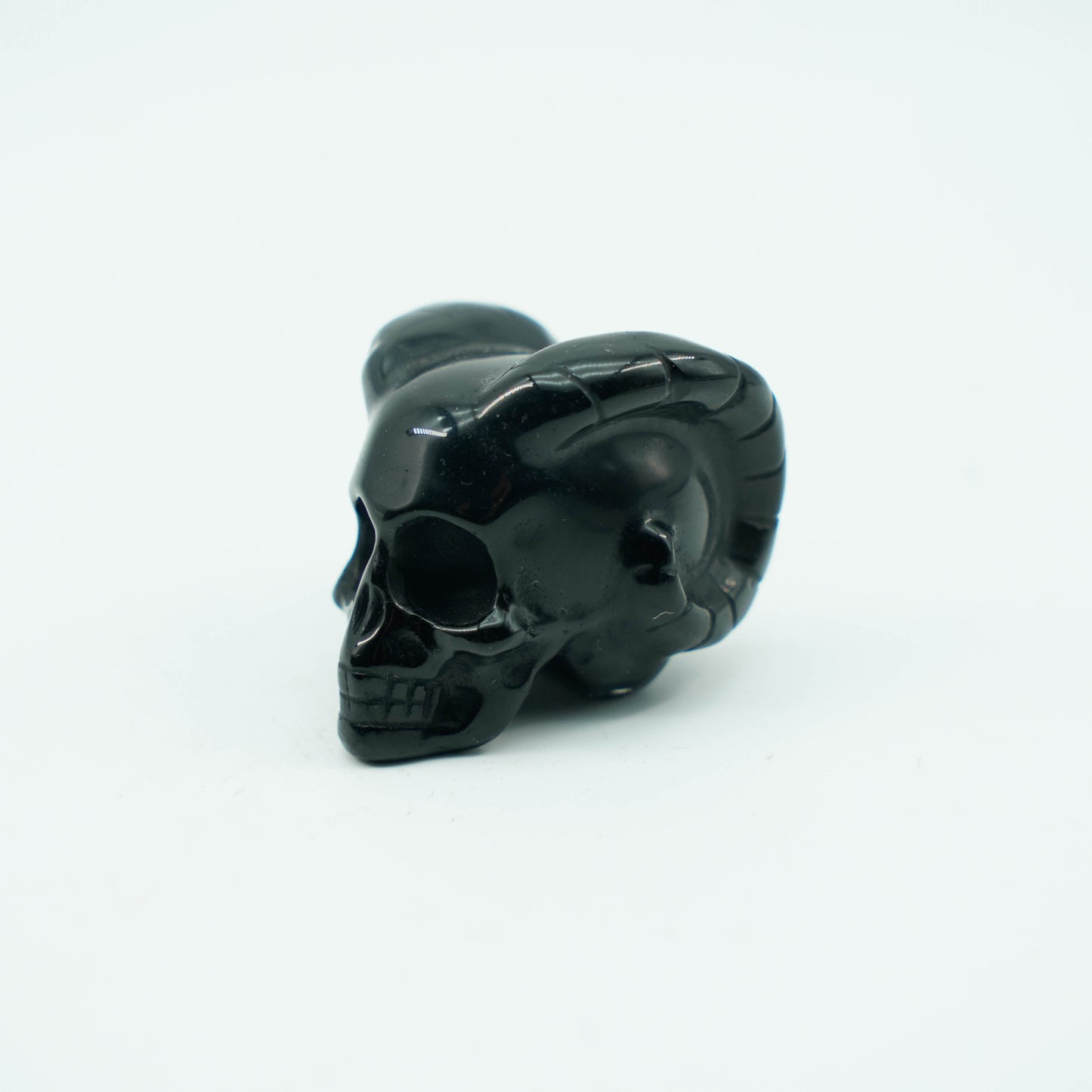 Black obsidian goat skull¡¾Hjl0010A6¡¿