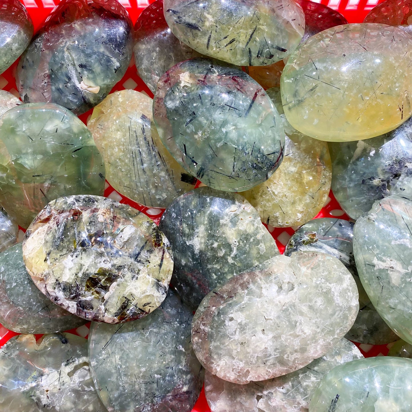 Prehnite Palm Stone In Bulk