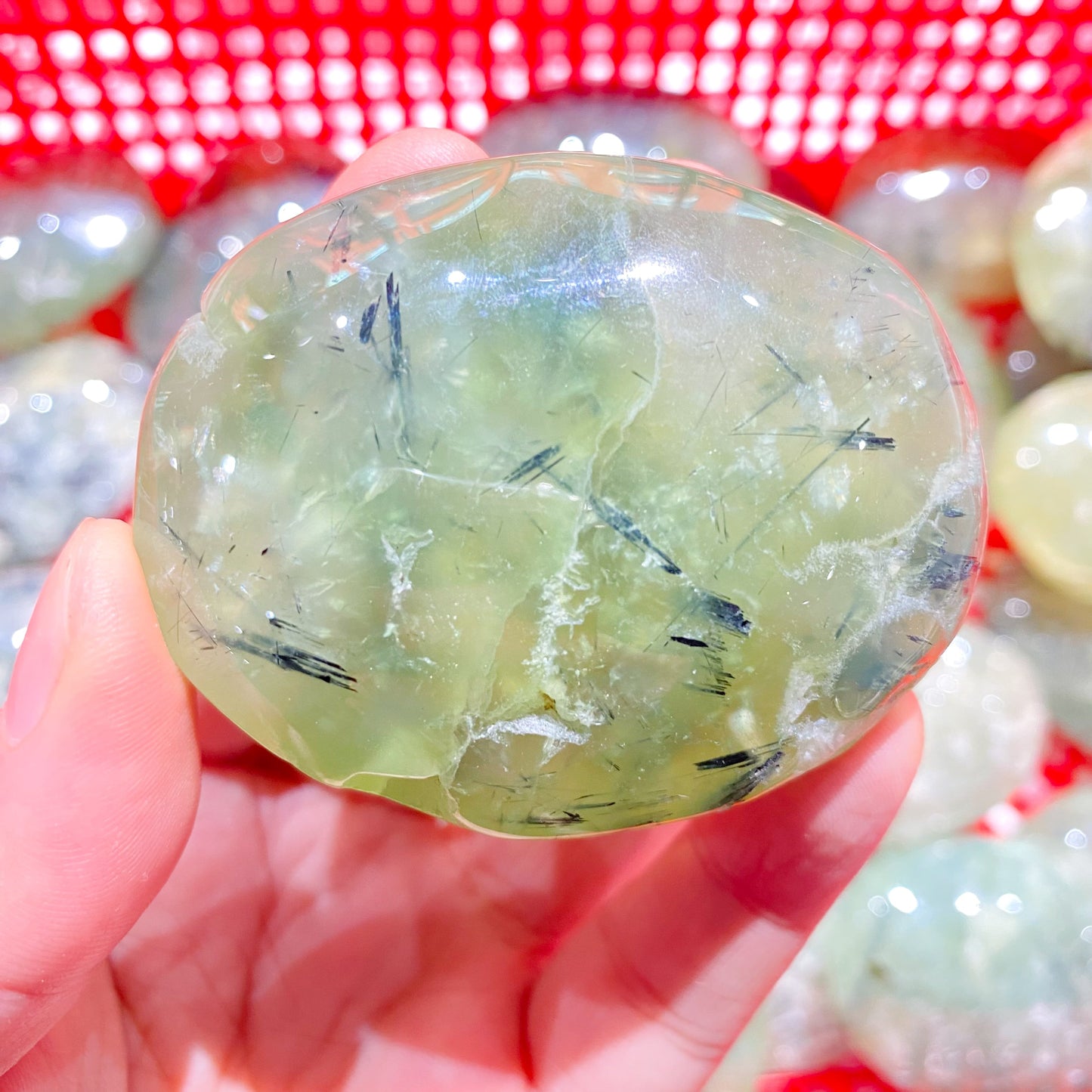 Prehnite Palm Stone In Bulk