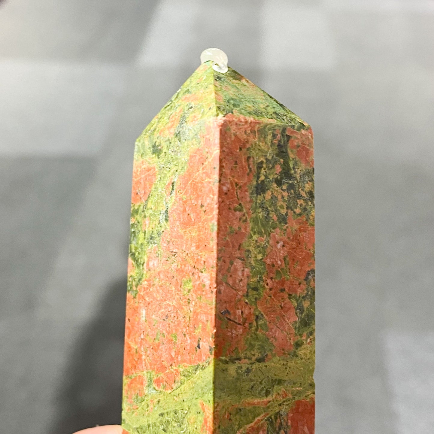 Unakite Tetrahedron Point In Bulk