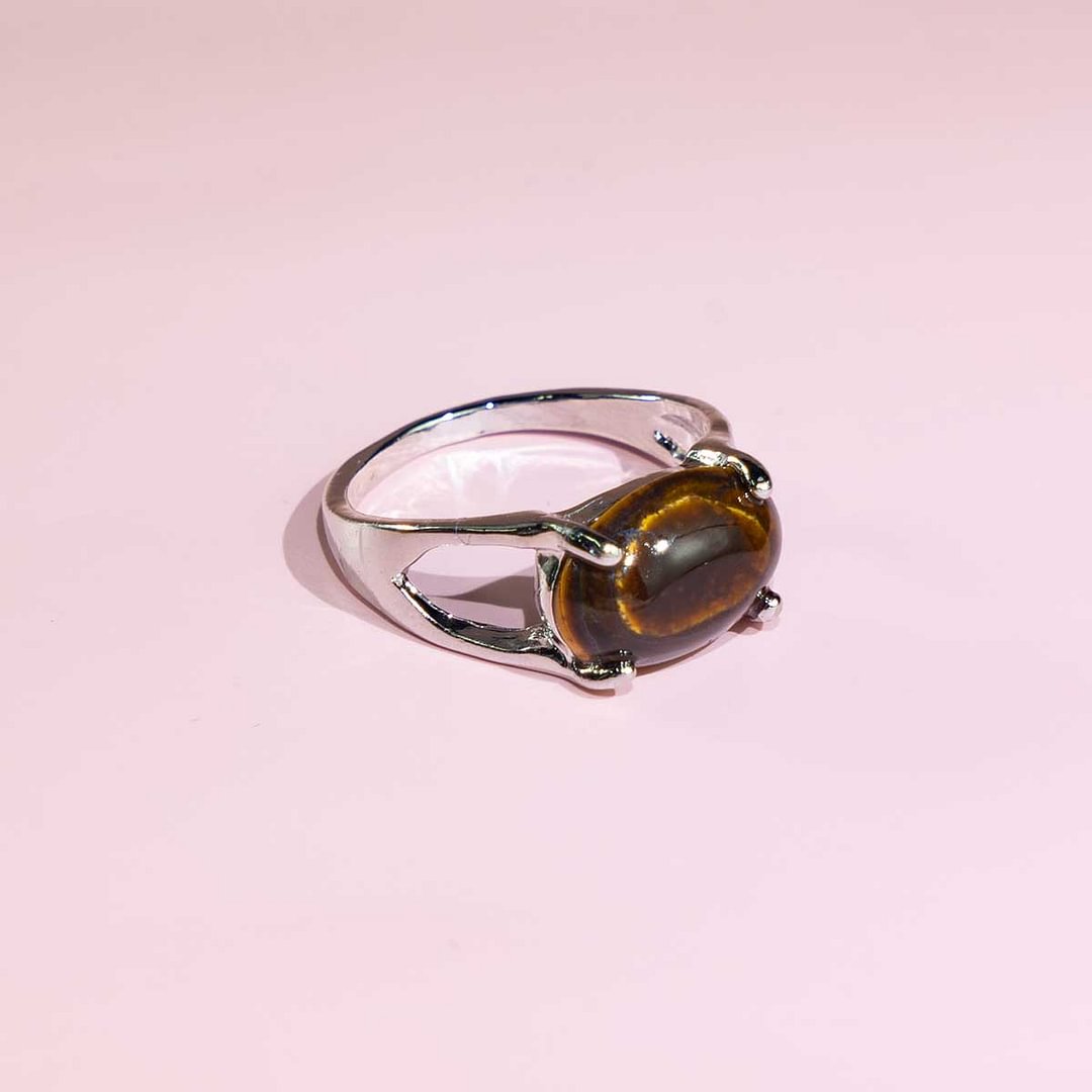 Tiger Eye Stone Ring