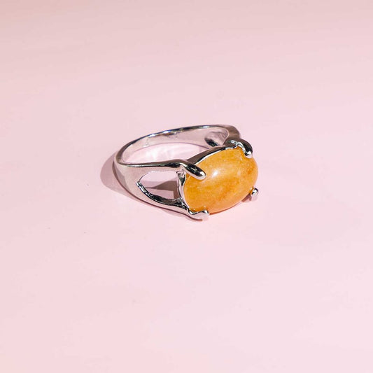 Orange Aventurine Ring