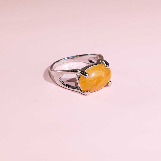 Anillo Aventurina Naranja