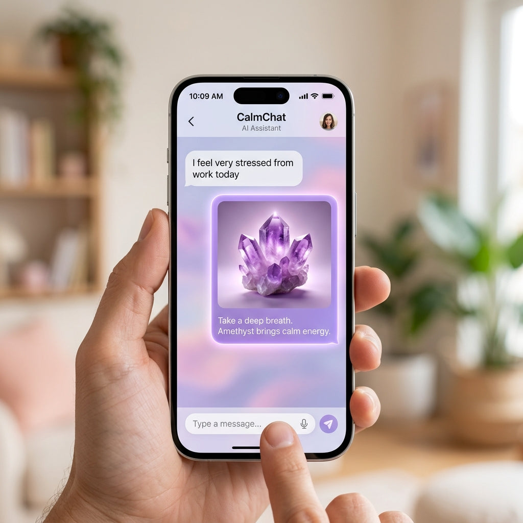 Helmsman AI Companion App Mockup